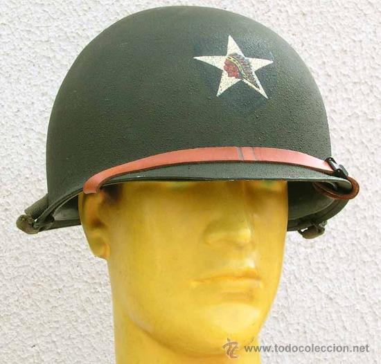 Militaria: Casco M1 2&ordf; Divisi&oacute;n INDIAN HEAD - Foto 5