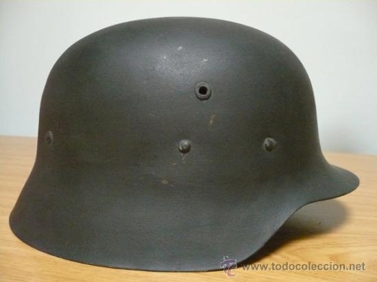 Militaria: CASCO ESPA&Ntilde;OL COPIA DEL ALEM&Aacute;N DE LA IIGM - Foto 1