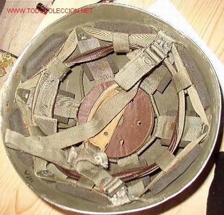 Militaria: Interior del casco. - Foto 2