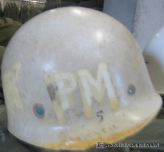 Militaria: Casco de la PM, sin interior. - Foto 1