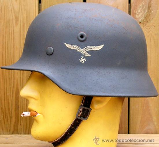Militaria: Casco alem&aacute;n M40 Luftwaffe - Foto 3
