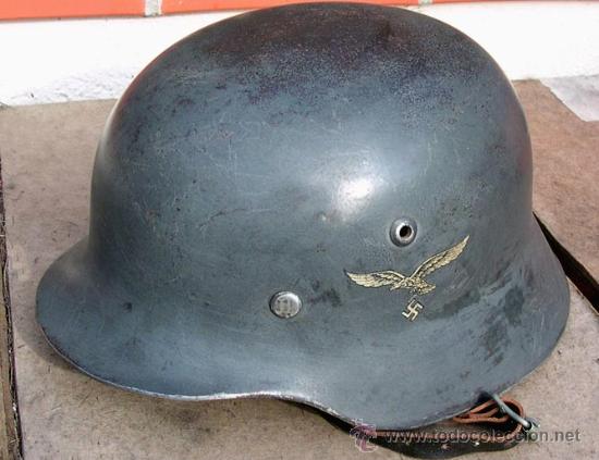 Militaria: Casco alem&aacute;n M40 Luftwaffe - Foto 4