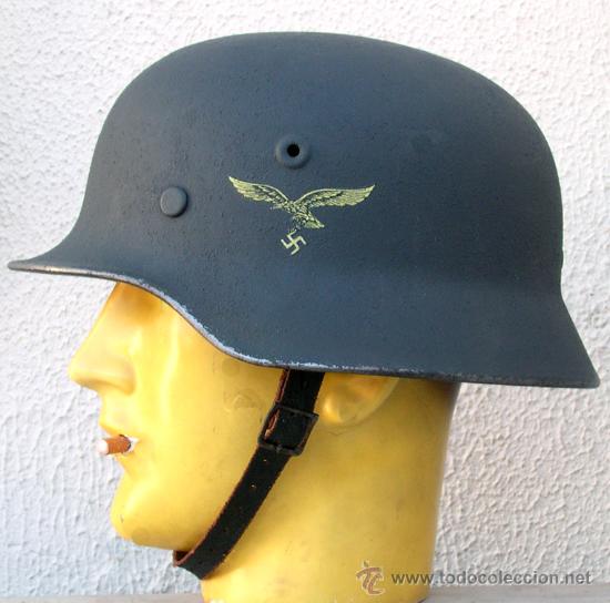 Militaria: Casco alem&aacute;n M40 Luftwaffe - Foto 7
