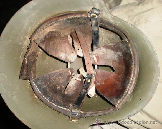 Militaria: Interior del casco. - Foto 2