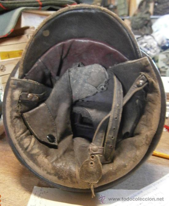 Militaria: Interior del casco. - Foto 2