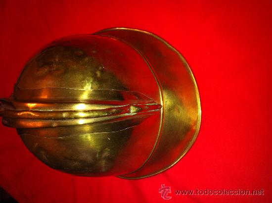 Militaria: casco antiguo de bombero frances - Foto 3