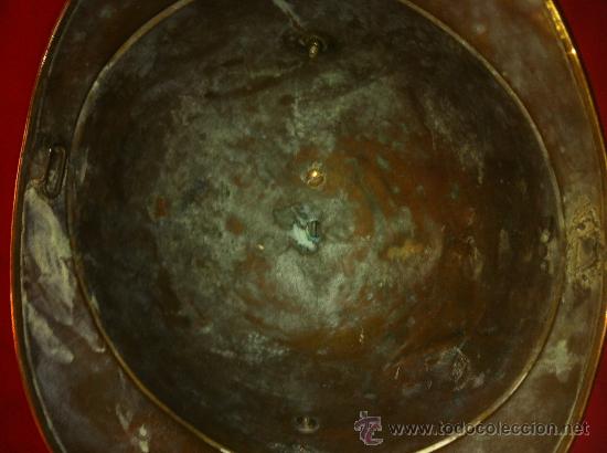 Militaria: casco antiguo de bombero frances - Foto 4
