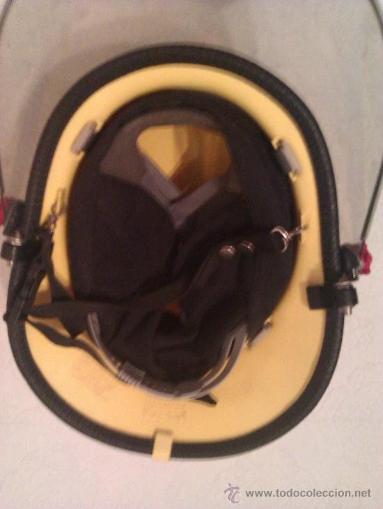 Militaria: CASCO DEL SERVICIO DE CONTRAINCENDIOS (BOMBEROS) DEL EJERCITO DEL AIRE. NUEVO - Foto 2