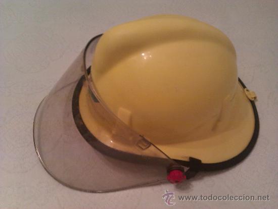 Militaria: CASCO DEL SERVICIO DE CONTRAINCENDIOS (BOMBEROS) DEL EJERCITO DEL AIRE. NUEVO - Foto 3