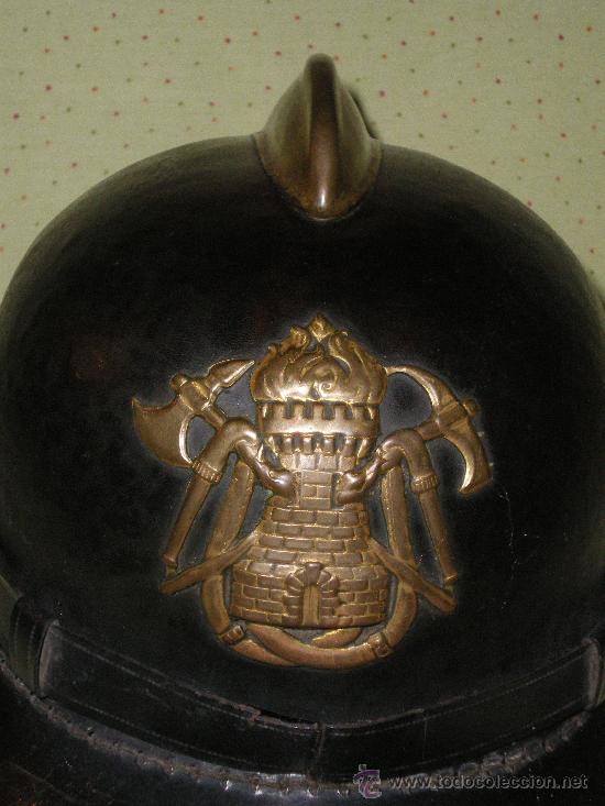 Militaria: CASCO  DE BOBERO DEL SIGLOXIX - Foto 2