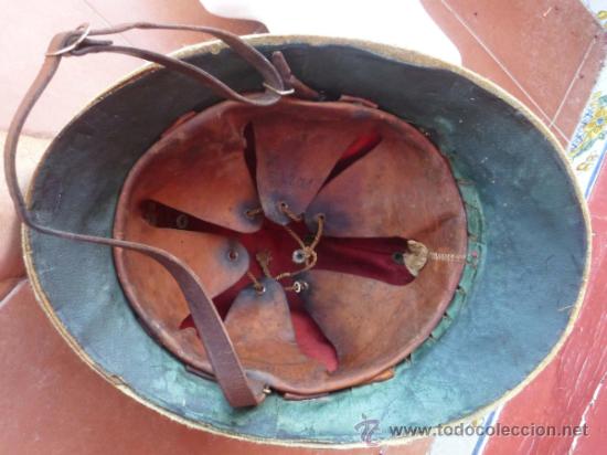 Militaria: CASCO BELGA CARTON - Foto 4