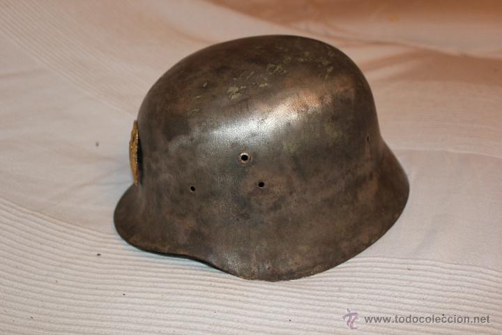 Militaria: Casco Z del ejercito espa&ntilde;ol con insignia - Foto 2