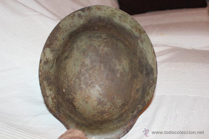Militaria: Casco Z del ejercito espa&ntilde;ol con insignia - Foto 3