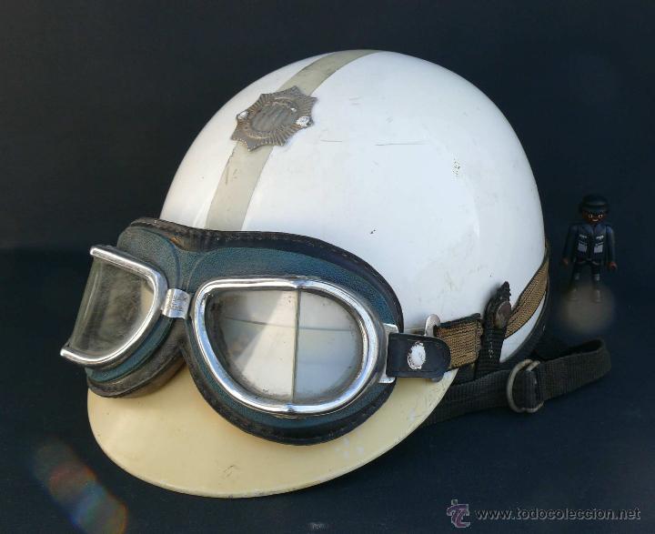 casco aviador antiguo