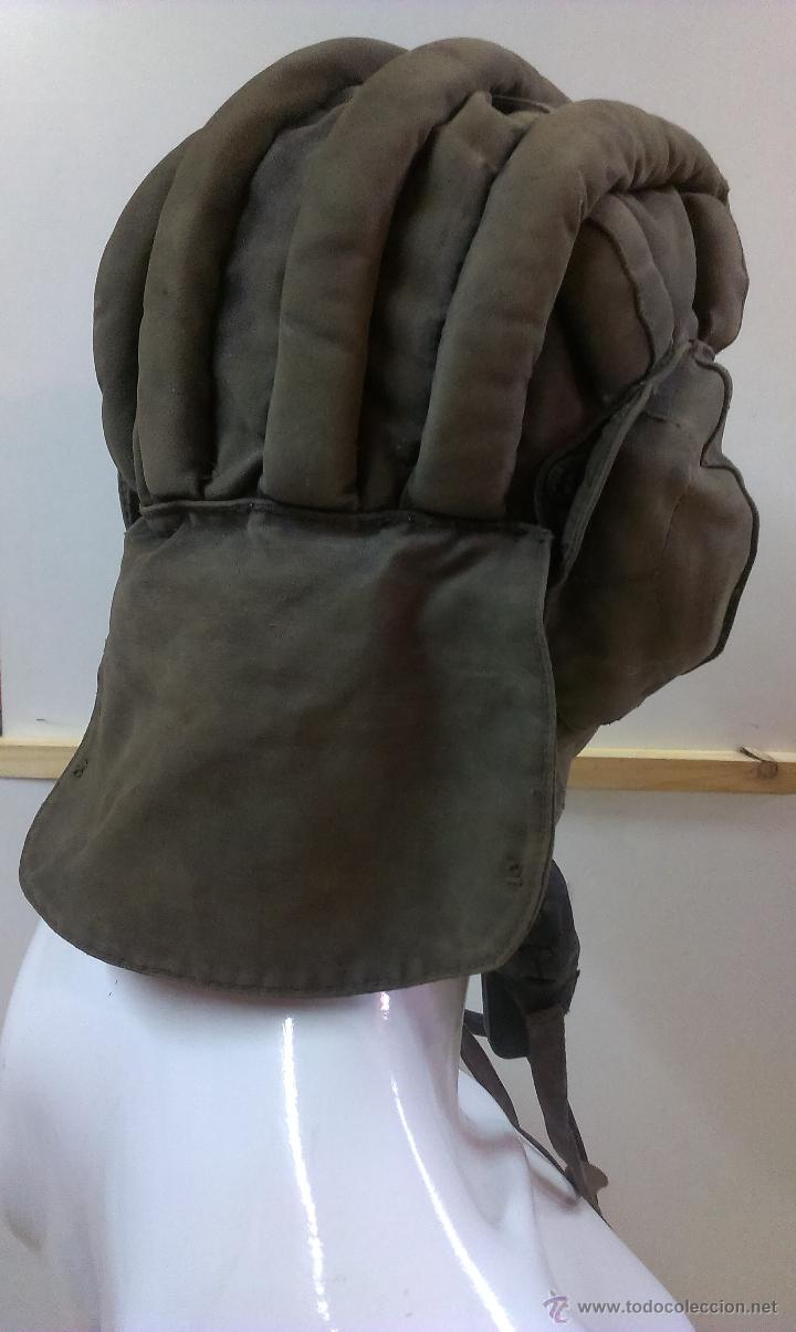 Militaria: CASCO DE TANQUE ( ORIGINAL ) - Foto 3