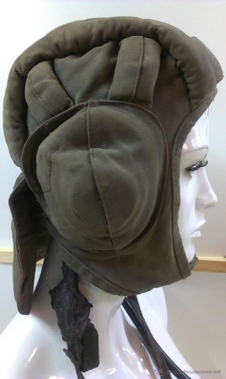 Militaria: CASCO DE TANQUE ( ORIGINAL ) - Foto 5