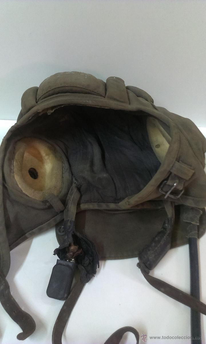 Militaria: CASCO DE TANQUE ( ORIGINAL ) - Foto 7