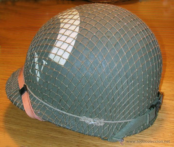 Militaria: Casco M1 USN OMAHA BEACH + Red - Foto 4
