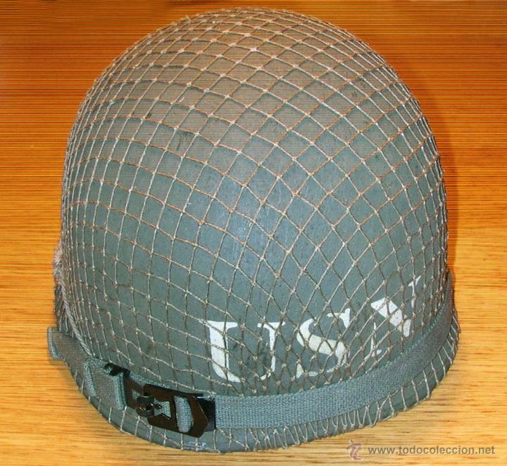 Militaria: Casco M1 USN OMAHA BEACH + Red - Foto 2
