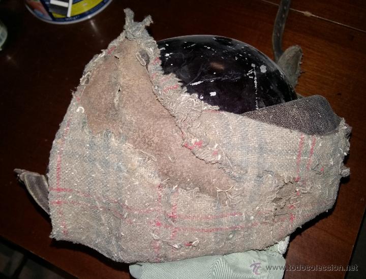 Militaria: Casco de motorista del Ej&eacute;rcito espa&ntilde;ol. - Foto 4