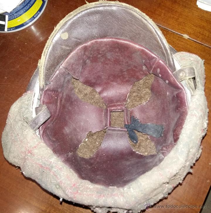 Militaria: Casco de motorista del Ej&eacute;rcito espa&ntilde;ol. - Foto 5