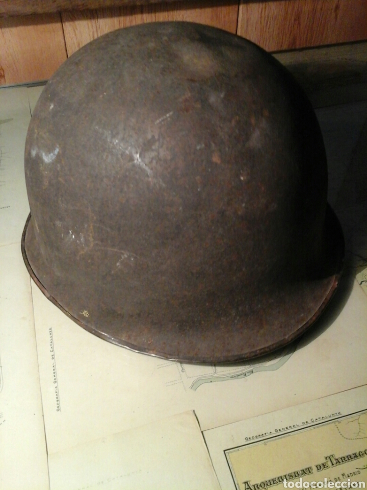 Militaria: Casco antiguo militar - Foto 1