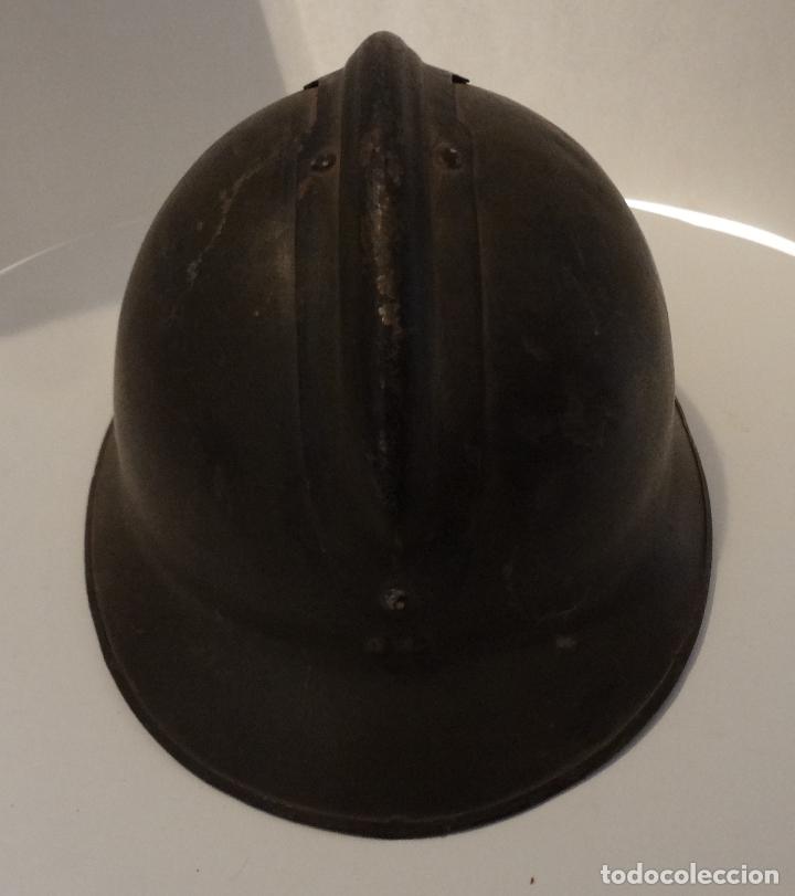 Militaria: Casco Adrian modelo 1926 defensa pasiva - Foto 2