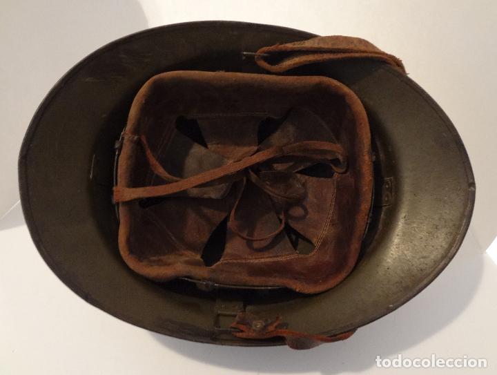 Militaria: Casco Adrian modelo 1926 defensa pasiva - Foto 3