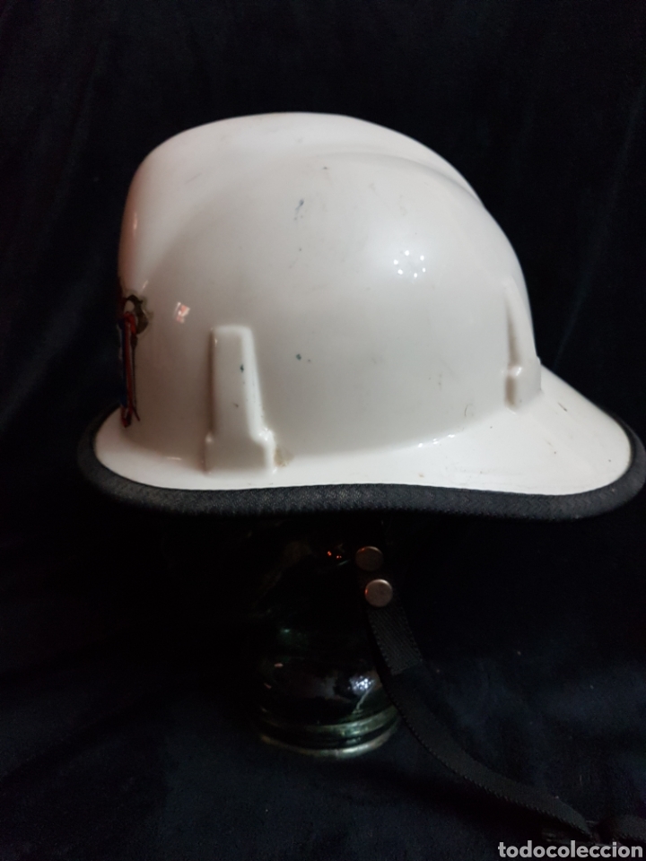 Militaria: Casco blanco Bomberos Huelva - Foto 2