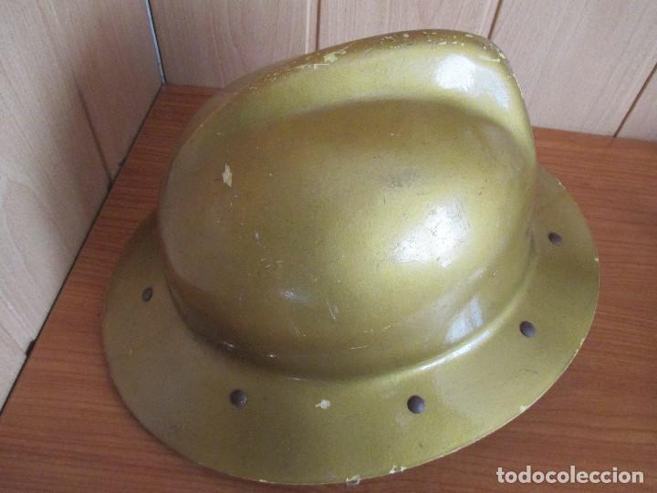 Militaria: ANTIGUO CASCO DE BOMBERO FRANCES - Foto 8