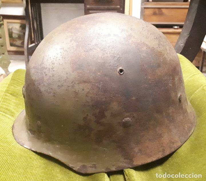 Militaria: Casco experimental espa&ntilde;ol, postguerra - Foto 2