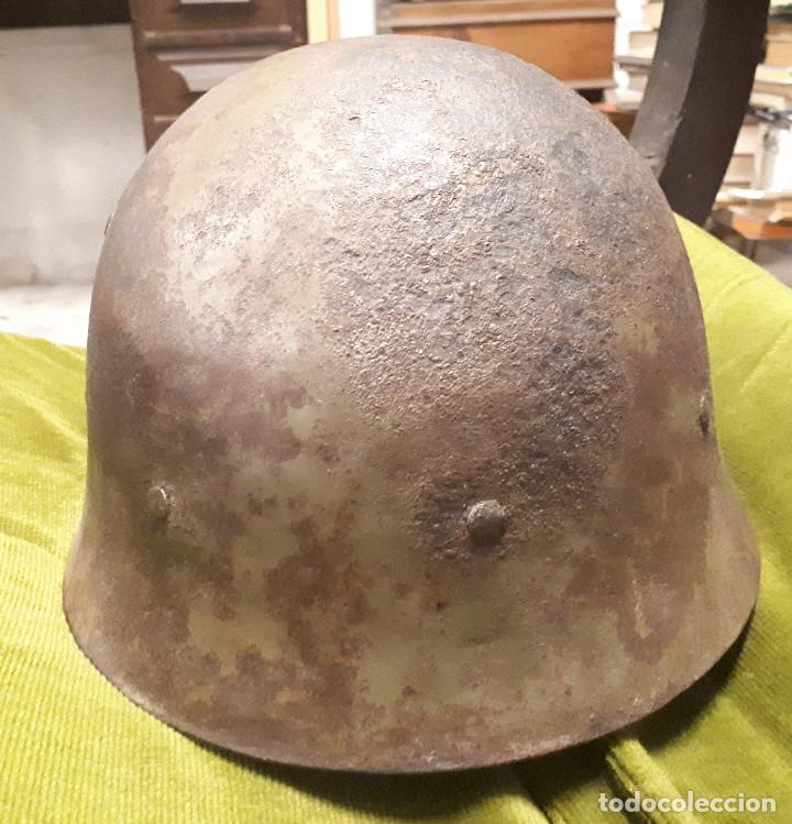 Militaria: Casco experimental espa&ntilde;ol, postguerra - Foto 3