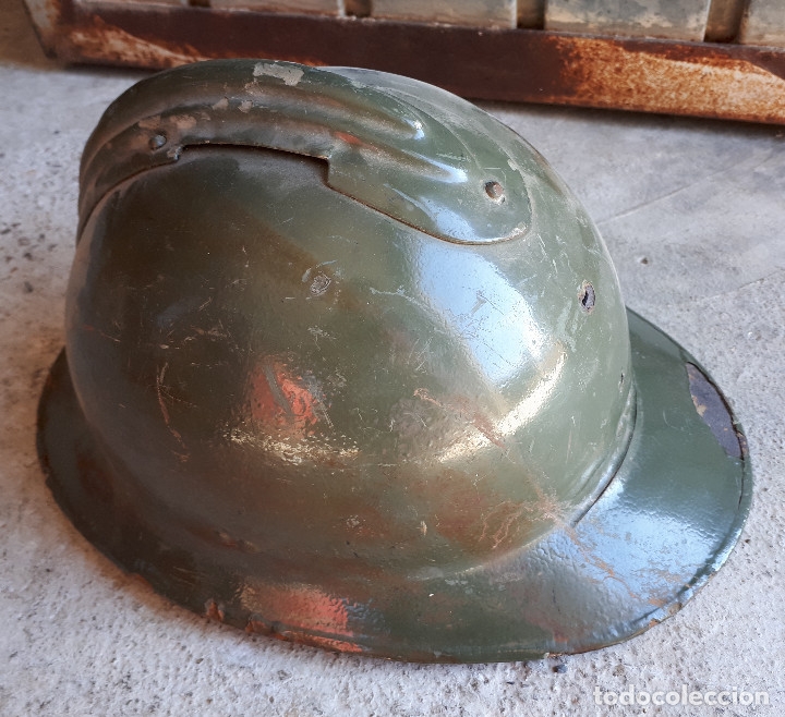 Militaria: Casco Franc&eacute;s modelo 26, sin interior - Foto 1