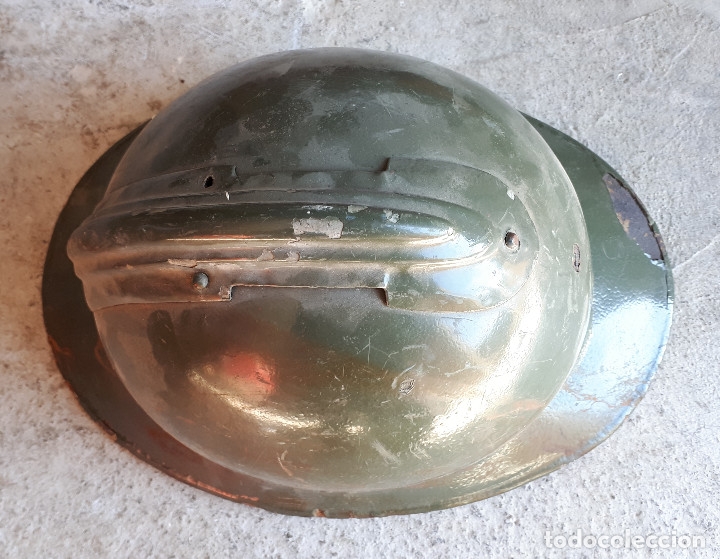 Militaria: Casco Franc&eacute;s modelo 26, sin interior - Foto 2