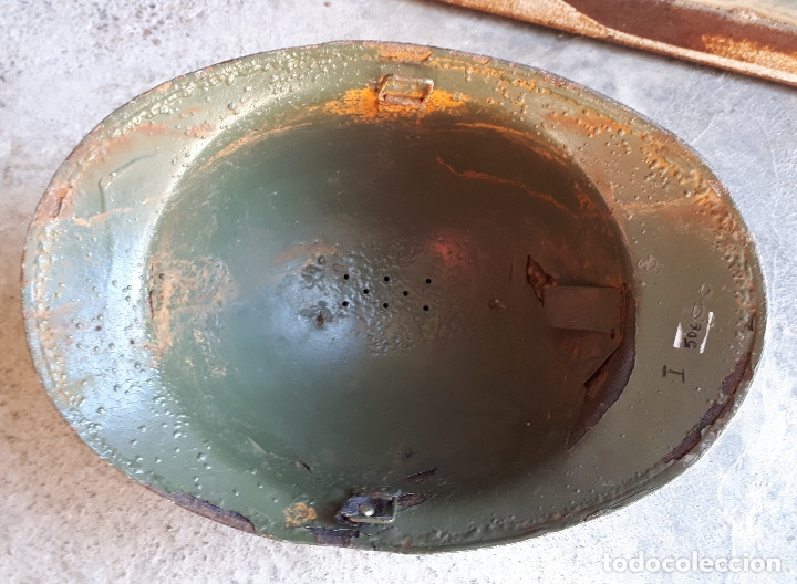 Militaria: Casco Franc&eacute;s modelo 26, sin interior - Foto 3