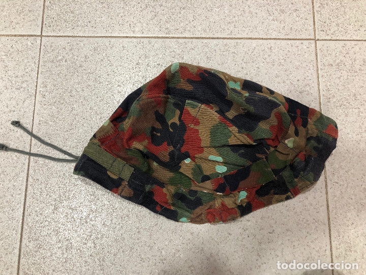 Militaria: Funda casco ejercito suizo original - Foto 2