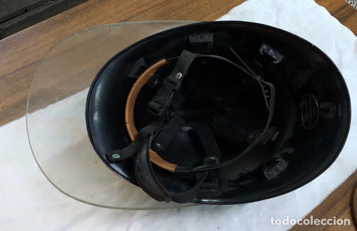 Militaria: CASCO BOMBERO PARA CUARTEL. EJERCITO DE TIERRA - Foto 2