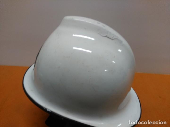 Militaria: ANTIGUO CASCO DE BOMBEROS INGLES - Foto 4