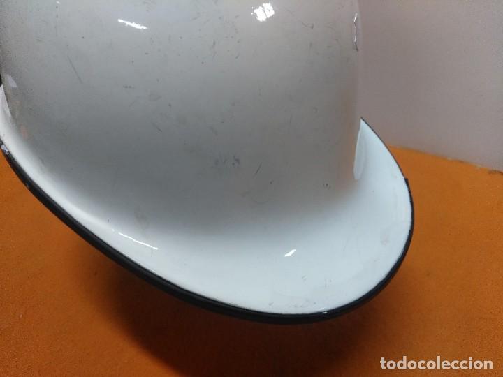 Militaria: ANTIGUO CASCO DE BOMBEROS INGLES - Foto 5