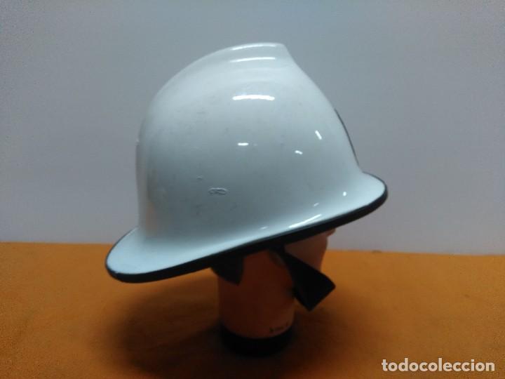 Militaria: ANTIGUO CASCO DE BOMBEROS INGLES - Foto 7