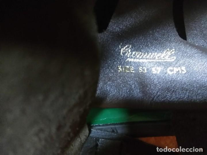 Militaria: ANTIGUO CASCO DE BOMBEROS INGLES - Foto 9