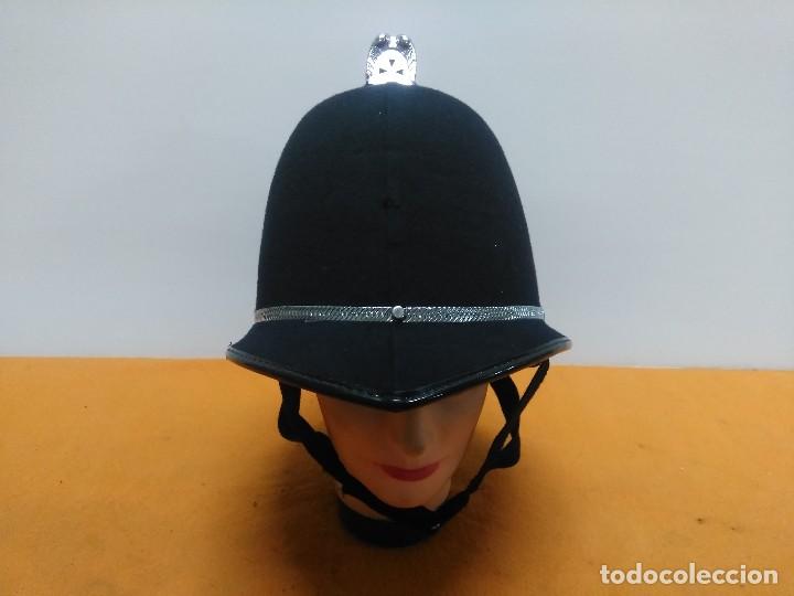Militaria: Casco Bobby Policia Inglaterra - Foto 4