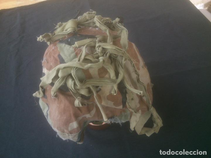 Militaria: Funda casco paracaidista. - Foto 1