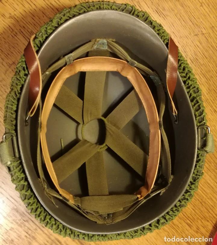 Militaria: Casco M1 USN OMAHA BEACH + Red - Foto 6