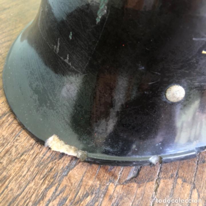 Militaria: Casco de bomberos de fibra - Foto 4