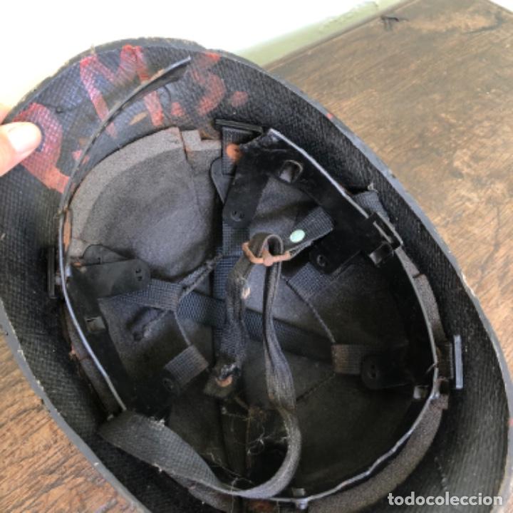 Militaria: Casco de bomberos de fibra - Foto 7