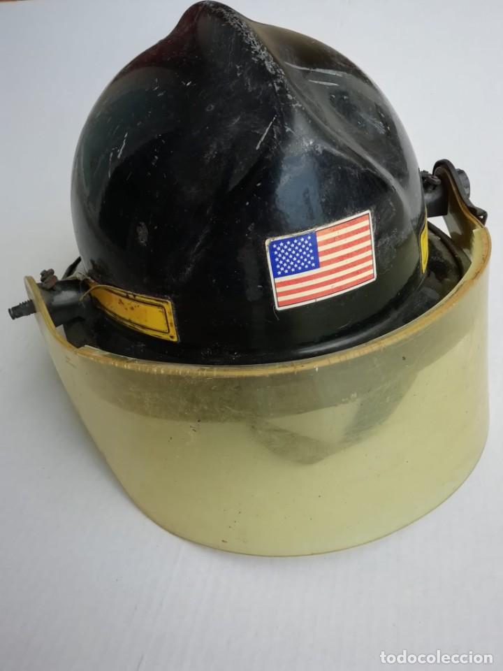 Militaria: casco bombero EEUU AUTENTICO - Foto 1