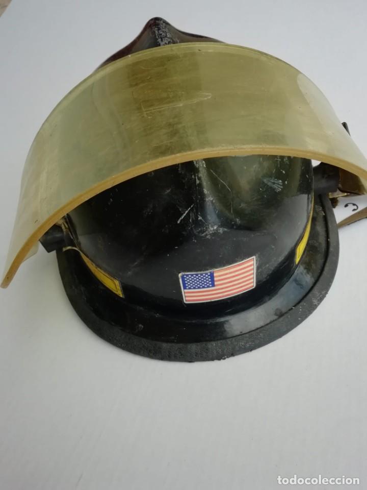 Militaria: casco bombero EEUU AUTENTICO - Foto 4