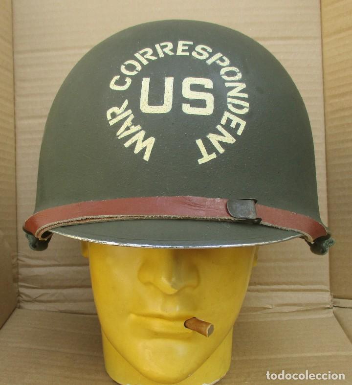 Militaria: Casco M1 -WAR CORRESPONDENT - Foto 1