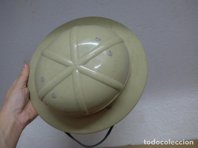 Militaria: Antiguo casco protector de minero ? a identificar - Foto 3